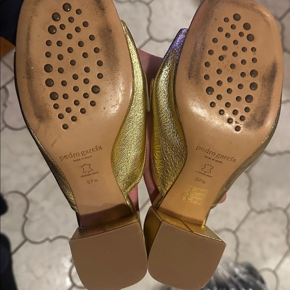 Pedro Garcia - Enna Heel in Gold size euro 37.5 - Picture 7 of 13